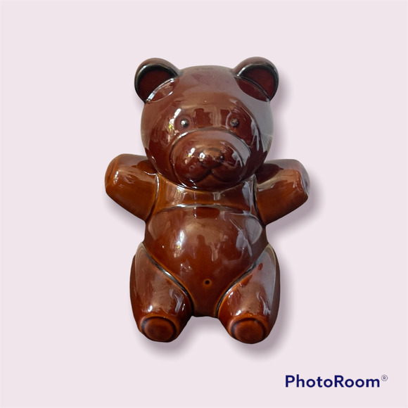 Aramis Brown Bear Cookie Jar Glossy Finish - Picture 2 of 6